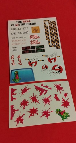 Ecto ghostbusters stickers - ecto-1a,