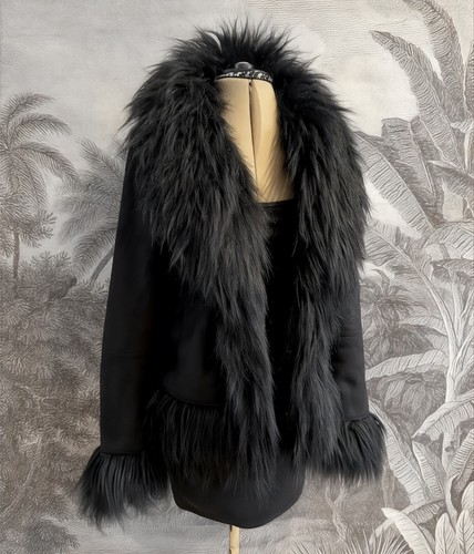 Cappotto afgano nero y2k penny - cappotto,