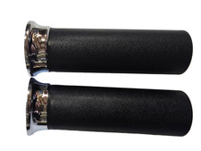 Pair Of Black/Chrome Piaggio