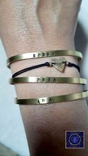 Bracciale ottone aforisma