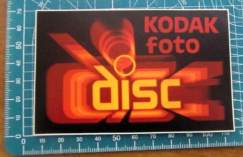 Kodak foto disc sticker - disc,