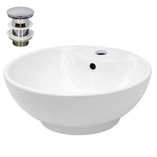 Lavabo in ceramica bianco con