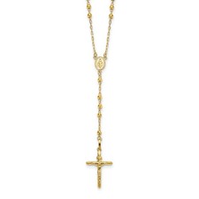 Crocifisso lucido 14k e