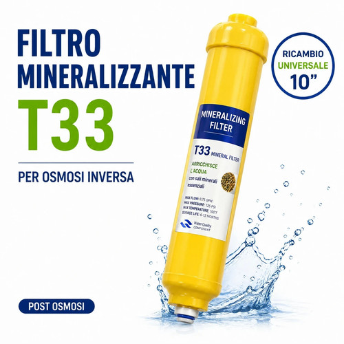 Filtro mineralizzante acqua - filtro,