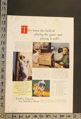 1938 camel sport donna - sport, tennis