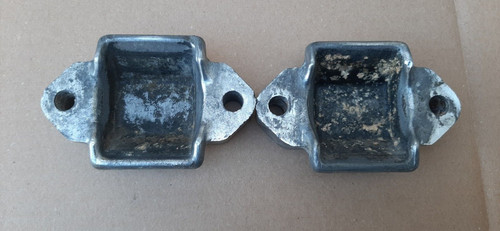 Coppia supporti alluminio - coppia, in