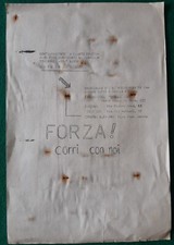 VOLANTINO II MARATONINA OSTIA GIOVANE CORRI CON NOI FRONTE DELLA GIOVENTU' ROMA