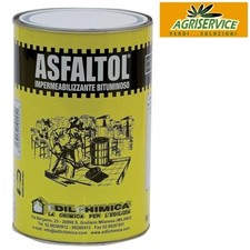 ASFALTOL impermeabilizzante, asfalto a freddo, bitume, mastice per innesti 1,5 k