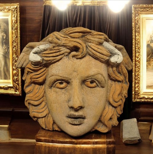 Maschera testa medusa - maschera,