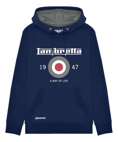 Felpa con cappuccio lambretta - felpa,