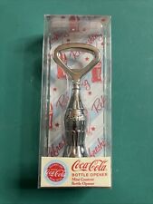 4" COCA-COLA MINI CONTOUR BOTTLE OPENER. Silver. COC0096C-14. NEW & SEALED.