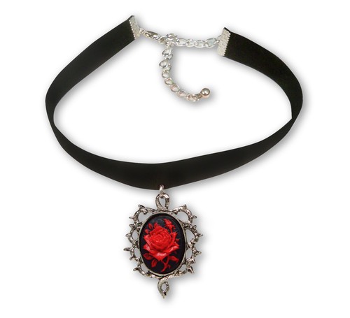 Girocollo velluto con - in,