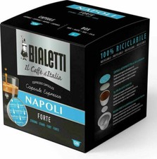 128 Capsule Bialetti Caffè D'Italia Espresso Napoli Miscela Forte Multipack