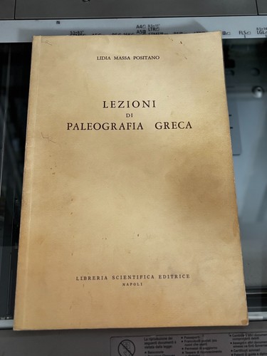 Lezioni paleografia lidia - lezioni, di
