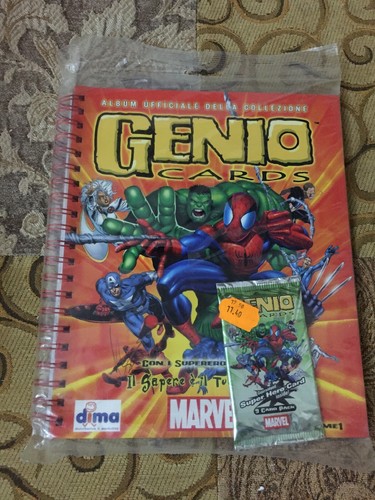 Album marvel genio cards - marvel, nuovo
