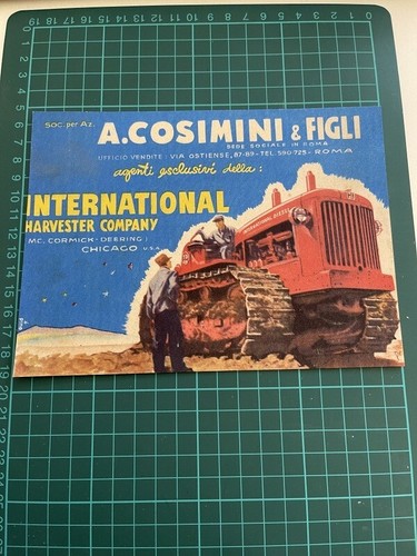 Pubblicità vintage trattore - vintage,