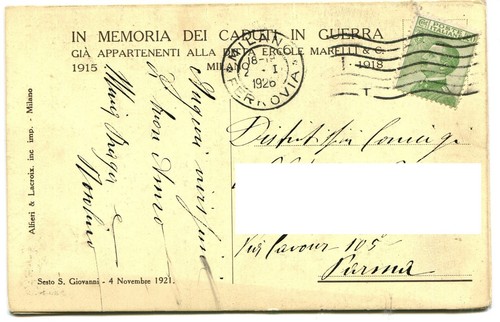 Cb146 rara cartolina - rara, ercole