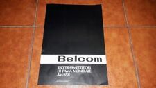 BROCHURE PUBBLICITÀ ADVERTISEMENT CATALOGO BELCOM RICETRASMETTITORI 1970 BARCA