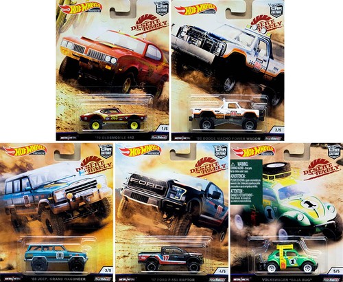 Desert rally set car culture - set,
