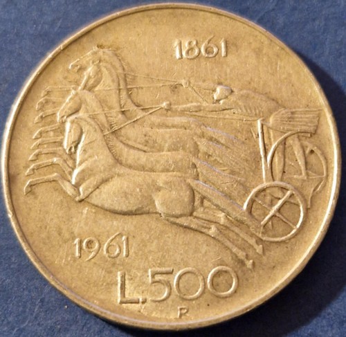 Italia moneta argento 500 - moneta,