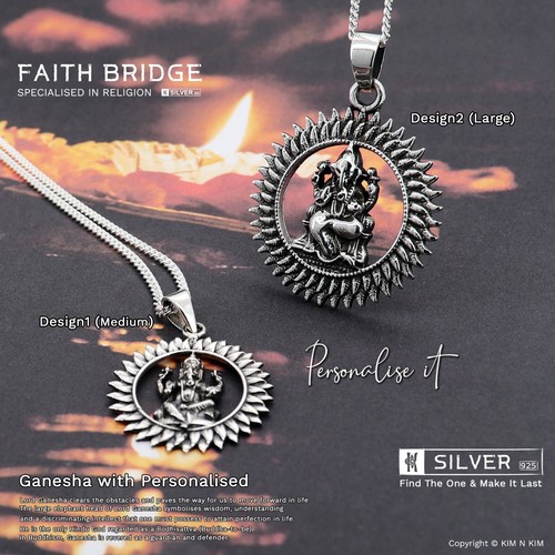 Ganesha pendant necklace - ganesha,