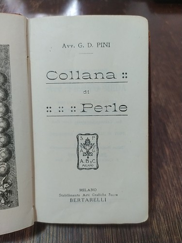 Libro collana perle del - collana, di