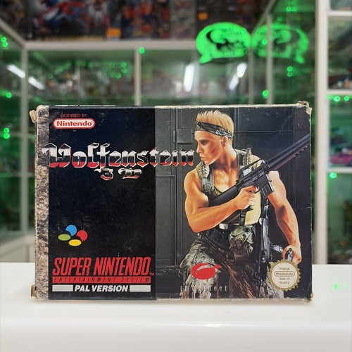 Nintendo snes wolfenstein - wolfenstein, 3d