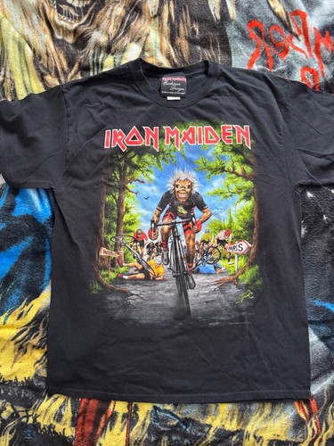 Maglietta iron maiden - maiden, l