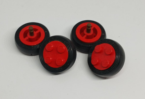 Lego ruota rossa - lego:, 4x