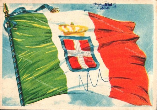 Dv261 cartolina bandiera - ,