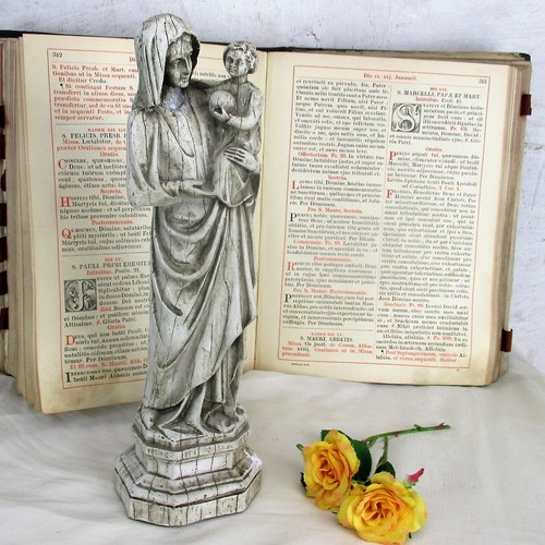 Statua vintage vergine maria - statua,