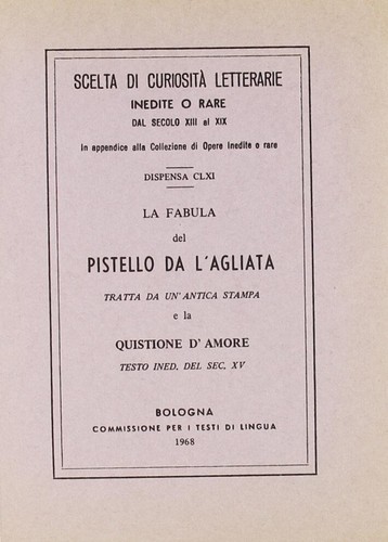 Fabula del pistello da - la,