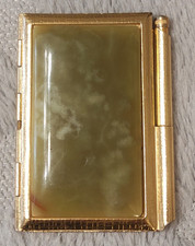 AGENDA TACCUINO IN METALLO DORATO E MARMO - BLOCCO NOTE VINTAGE