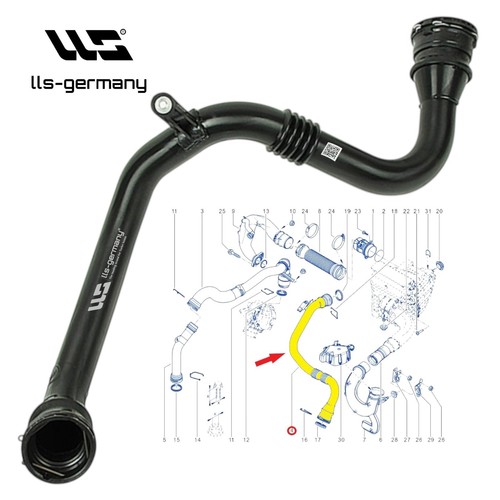 Tubo intercooler per renault - tubo,