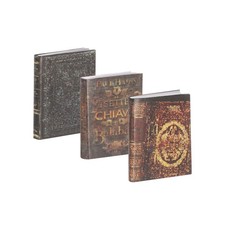 3 Pezzi Decorazione Libri Casa