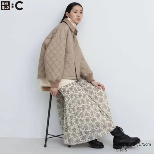 Maxi gonna arricciata - , uniqlo