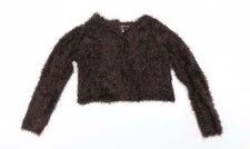 Cardigan Zara bambina marrone