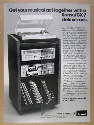 1978 sansui stereo rack - sansui,