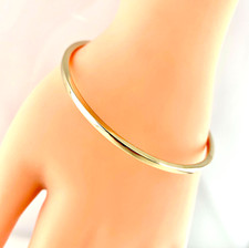 WOMENS 18KT GOLD SMOOTH YELLOW