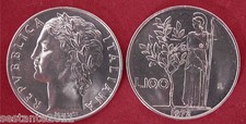 C38  ITALY  ITALIA REPUBBLICA ITALIANA 100 LIRE MINERVA I 1972 KM 96.1 FDC UNC  