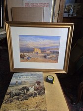 ANTICO DIPINTO/GRAND TOUR/"PONTE NOMENTANO, ROMA"/'800/FRANZ KNEBEL.