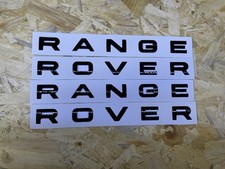 2 X Scritte Range Rover Colore Nero Lucido Black X Evoque/SportVelar