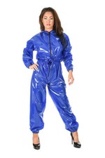 Tuta Intera In PVC Impermeabile Gummi Taglia M-2XL Blu