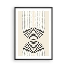 Poster 50x70cm Linee Ovale