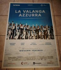 Poster 70x100cm. La VALANGA AZZURRA Giovanni Veronesi Documentario SCI 2024