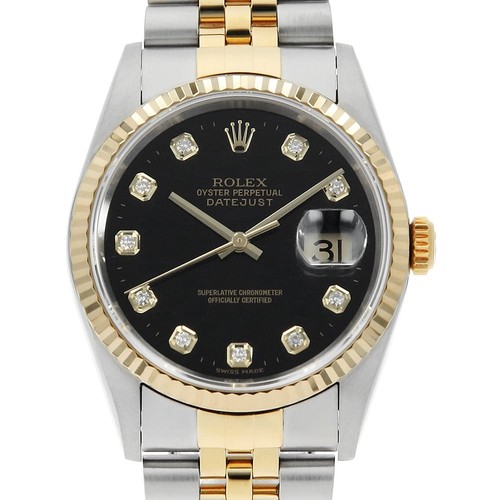 Rolex datejust 10p diamond - rolex,