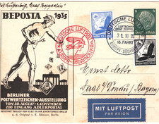 Graf zeppelin air mail - mail, card