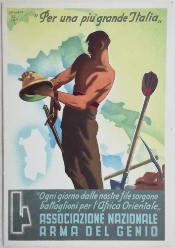 Cartolina arma del genio - cartolina,