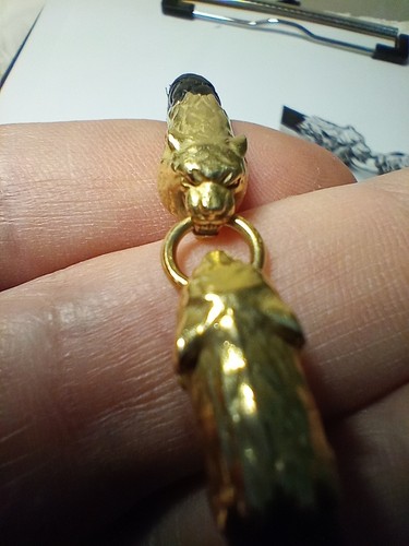 Bracciale tigri oro - oro, giallo