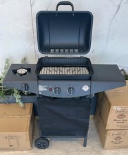 Barbecue A Gas A Pietra Lavica Pma Con Fornellino E Ruote Misure 100x45x100